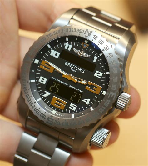 breitling search rescue watch|Breitling emergency watch for sale.